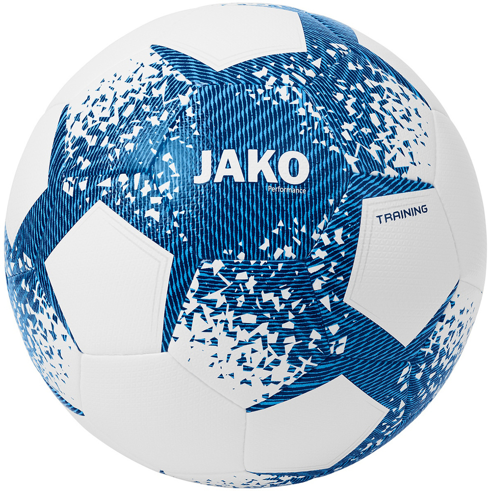 BALÓN DE ENTRENAMIENTO JAKO PRIMERA, BLANCO-AZUL JAKO-MARINO. TALLA 3 TALLA 4 TALLA 5 