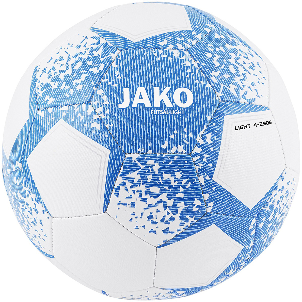 BALÓN FUTSAL JAKO LIGHT, BLANCO-AZUL JAKO-AZUL. TALLA 4 