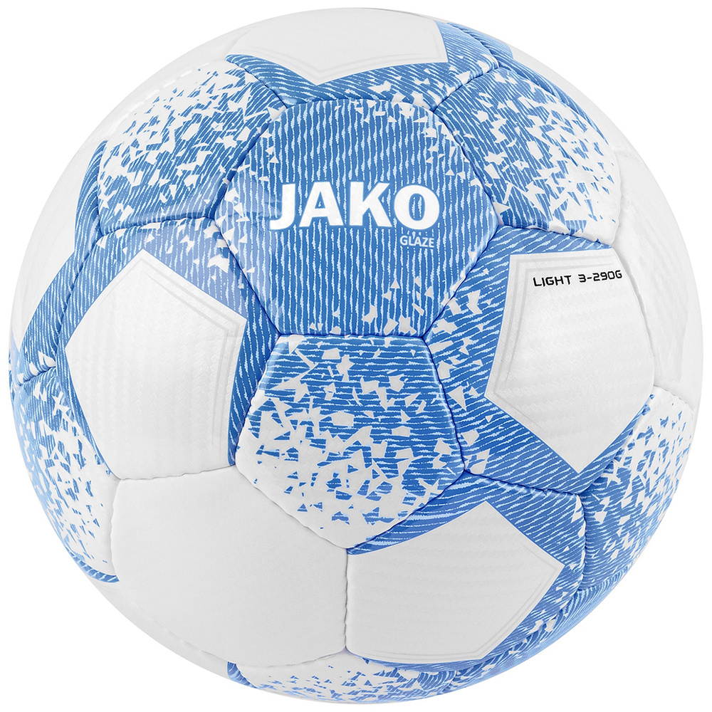 BALÓN LIGERO JAKO GLAZE, BLANCO-AZUL JAKO-AZUL TALLA 3 