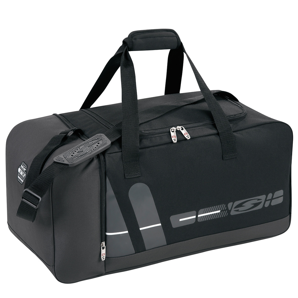 BOLSA DE DEPORTE SALLERX.72, NEGRO-GRIS. 