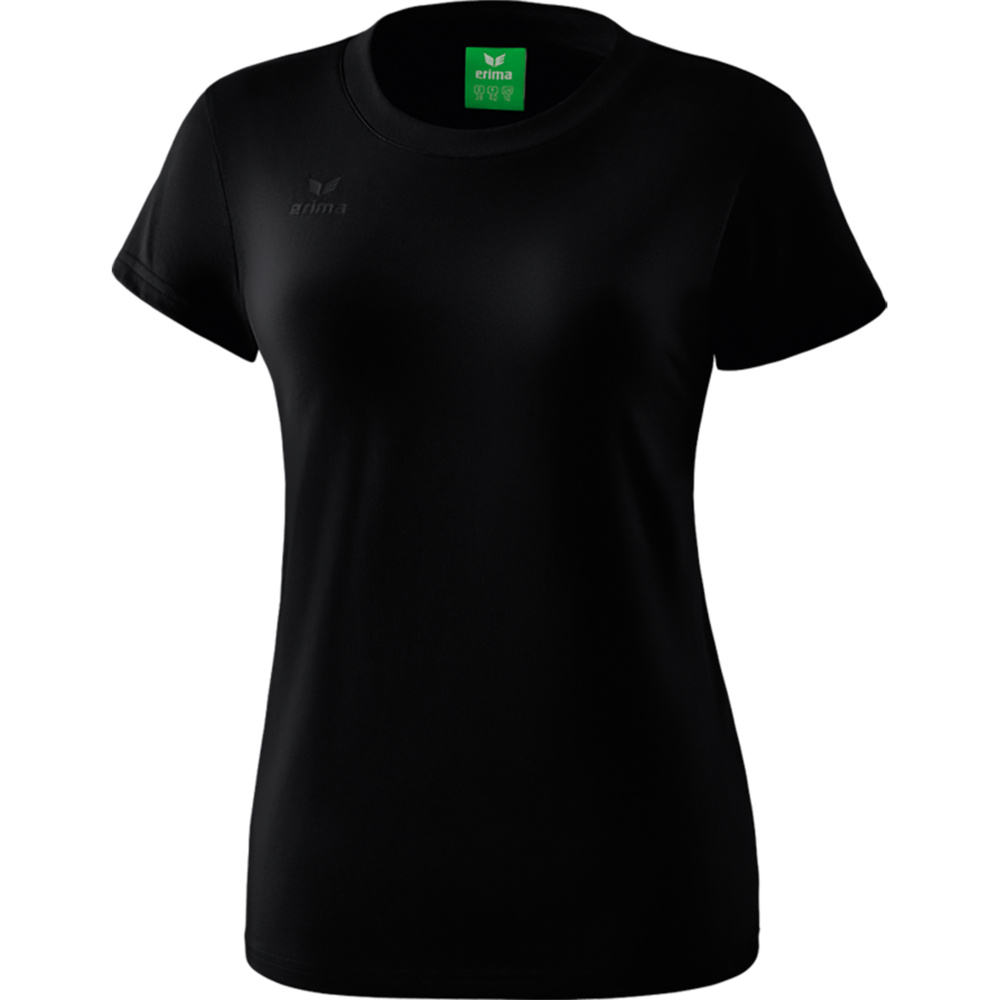 CAMISETA ERIMA STYLE, NEGRA MUJER. 34 36 38 40 42 44 46 48 