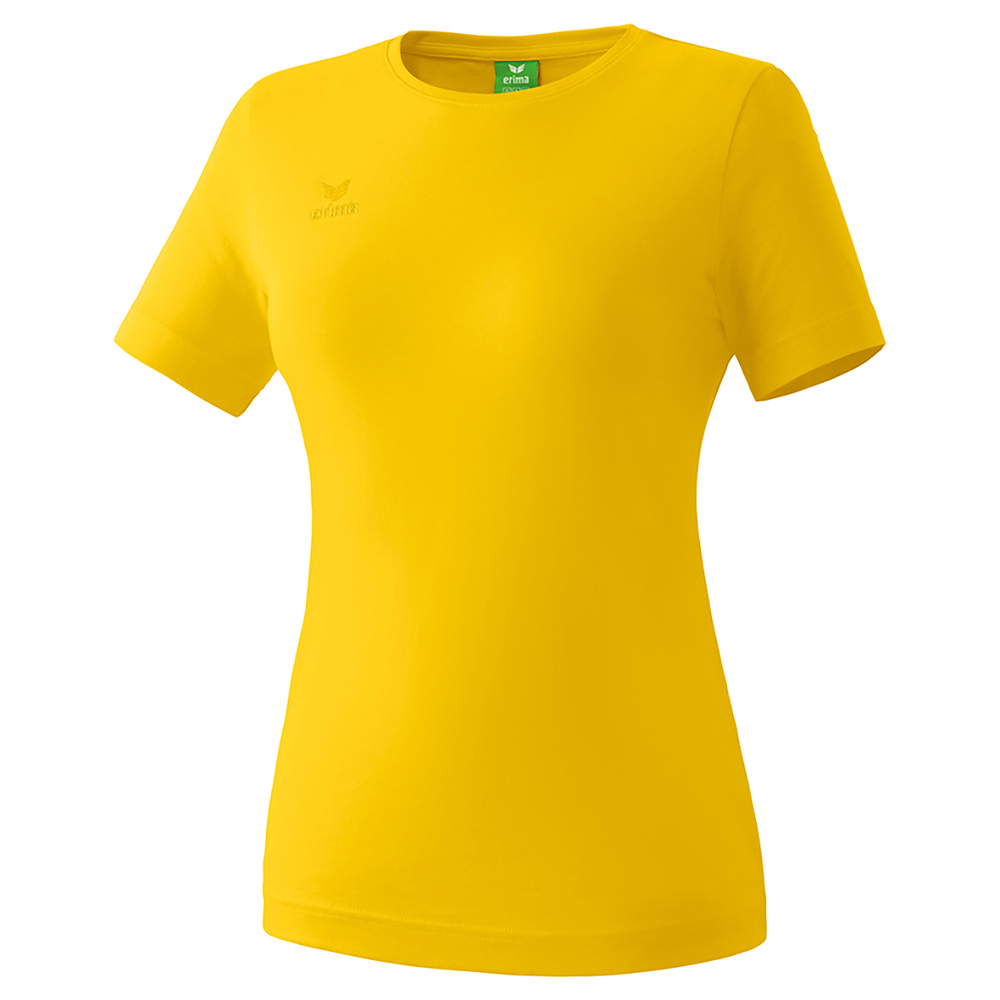 CAMISETA ERIMA TEAMSPORTS, AMARILLA MUJER. 34 36 38 40 42 44 46 48 