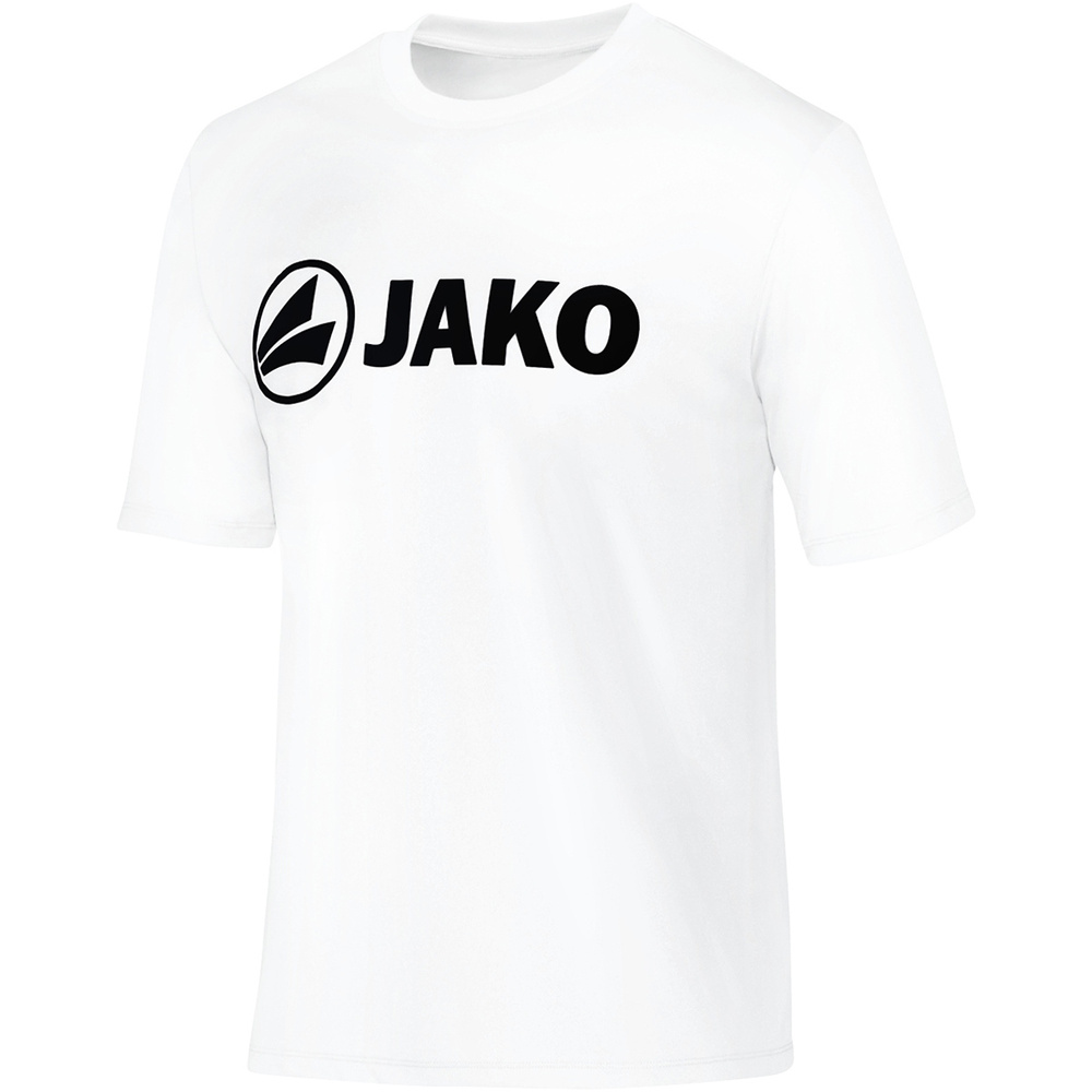 CAMISETA FUNCIONAL JAKO PROMO, BLANCA HOMBRE. S M L XL 2XL 3XL 4XL 