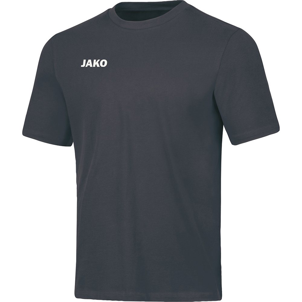 CAMISETA JAKO BASE, ANTRACITA HOMBRE. S M L XL 2XL 3XL 4XL 