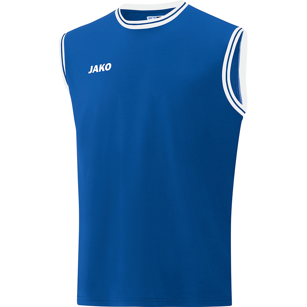 CAMISETA JAKO CENTER 2.0, ROYAL-BLANCA NIÑO. XXS XS 