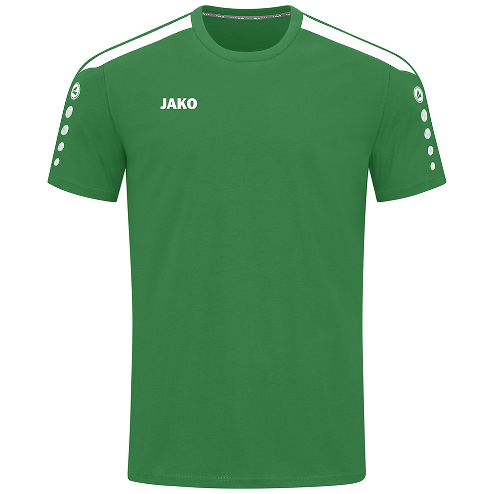 CAMISETA JAKO POWER, VERDE-BLANCA NIÑO. 128 140 152 164 