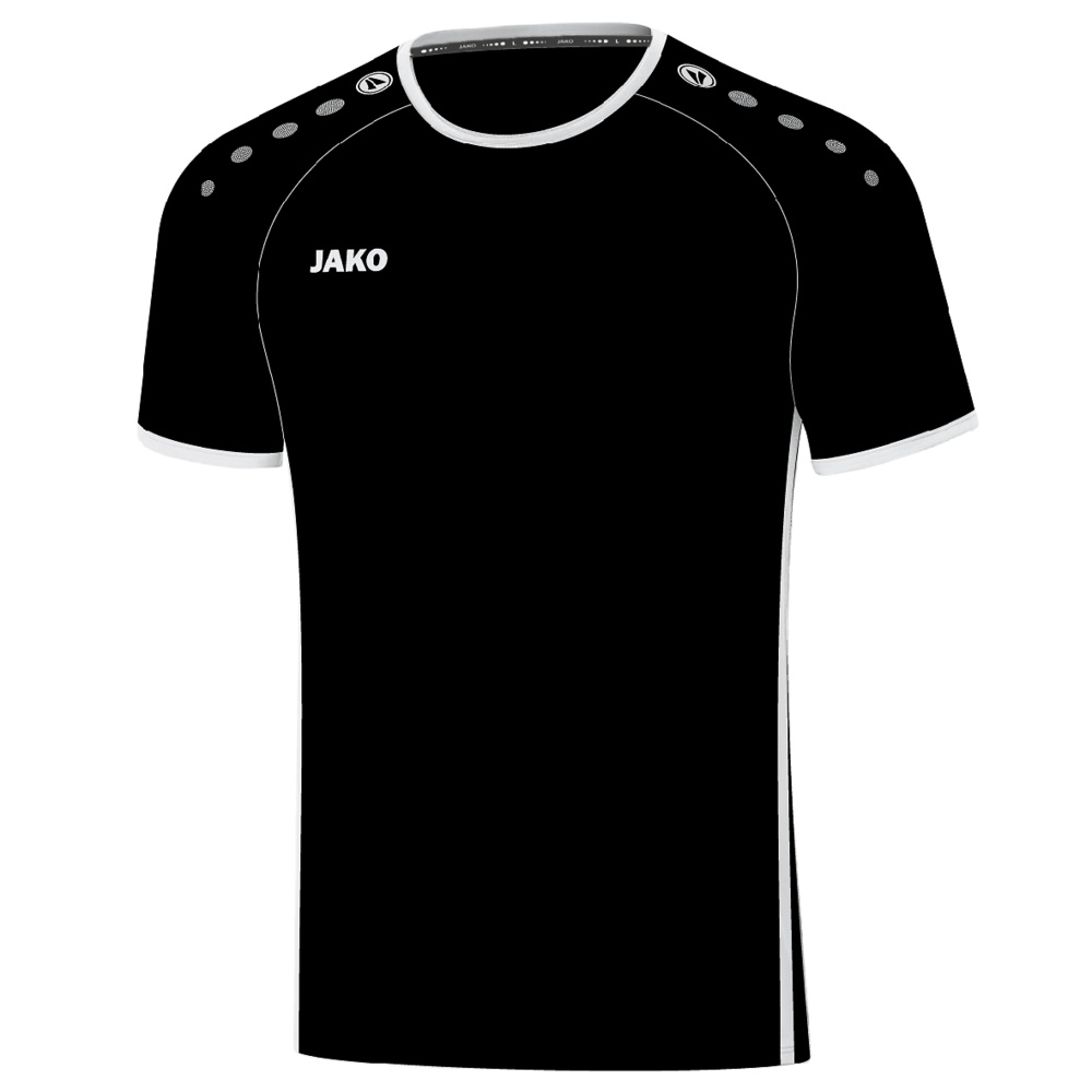 CAMISETA JAKO PRIMERA MANGA CORTA, NEGRA NIÑO. 116 128 140 152 164 