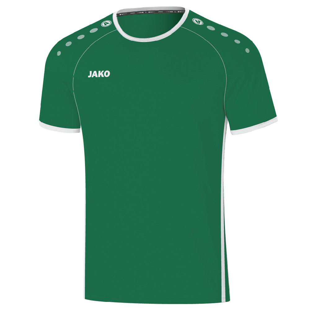 CAMISETA JAKO PRIMERA MANGA CORTA, VERDE NIÑO. 116 128 140 152 164 