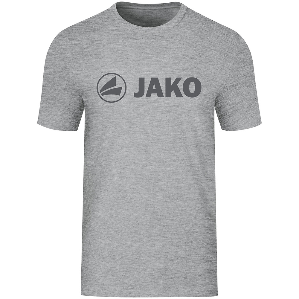 CAMISETA JAKO PROMO, GRIS MELANGE HOMBRE. S M L XL 2XL 3XL 4XL 