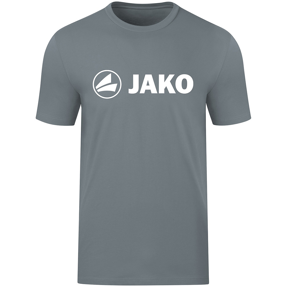 CAMISETA JAKO PROMO, GRIS PIEDRA HOMBRE. S M L XL 2XL 3XL 4XL 