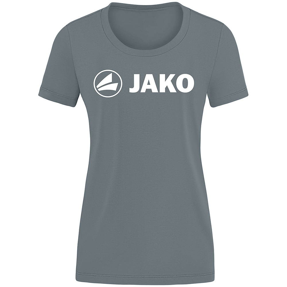 CAMISETA JAKO PROMO, GRIS PIEDRA MUJER. 34 36 38 40 42 44 