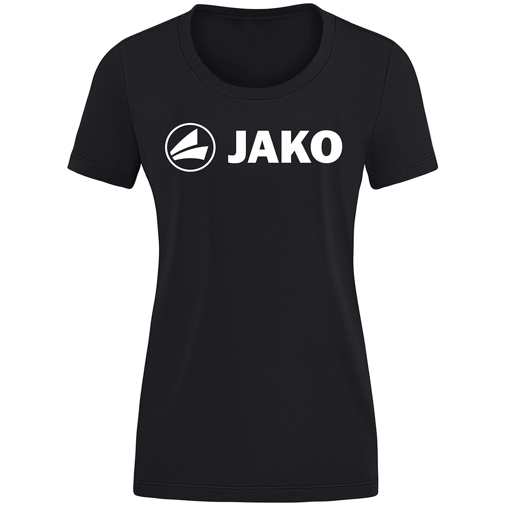 CAMISETA JAKO PROMO, NEGRA MUJER. 34 36 38 40 42 44 