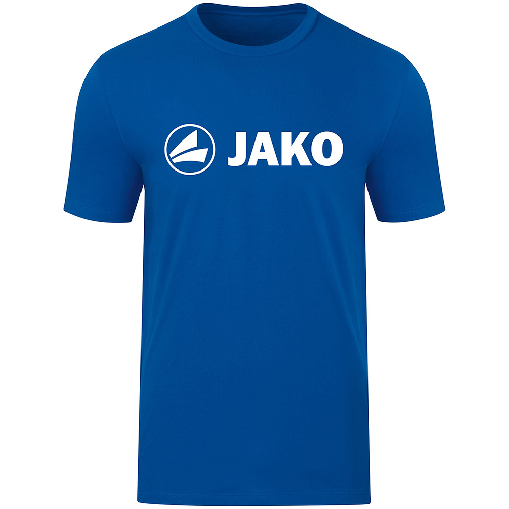 CAMISETA JAKO PROMO, ROYAL HOMBRE. S M L XL 2XL 3XL 4XL 