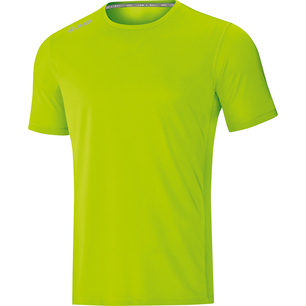 CAMISETA JAKO RUN 2.0 MANGA CORTA, VERDE NEÓN NIÑO. 128 140 152 164 