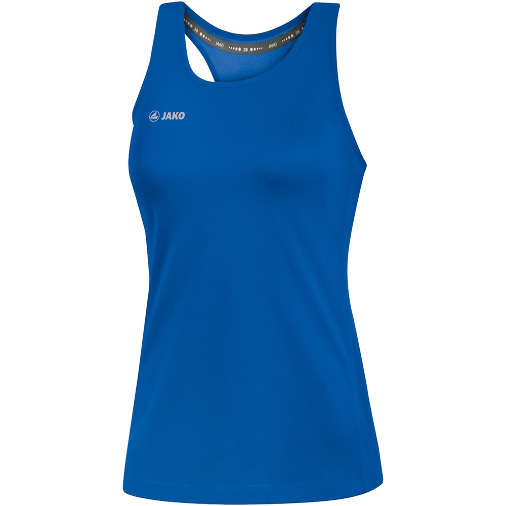 CAMISETA JAKO RUN 2.0 SIN MANGAS, ROYAL MUJER. 34 36 38 40 42 44 