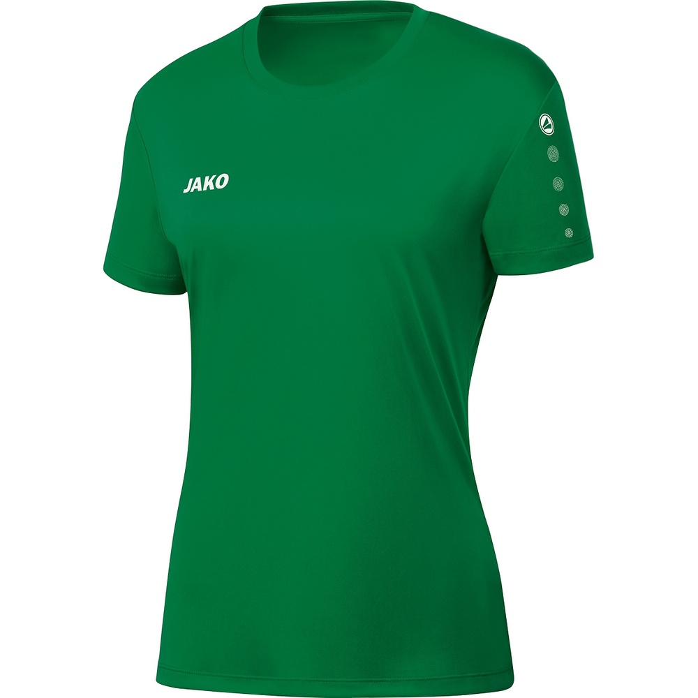 CAMISETA JAKO TEAM MANGA CORTA, VERDE MUJER. 34 36 38 40 42 44 