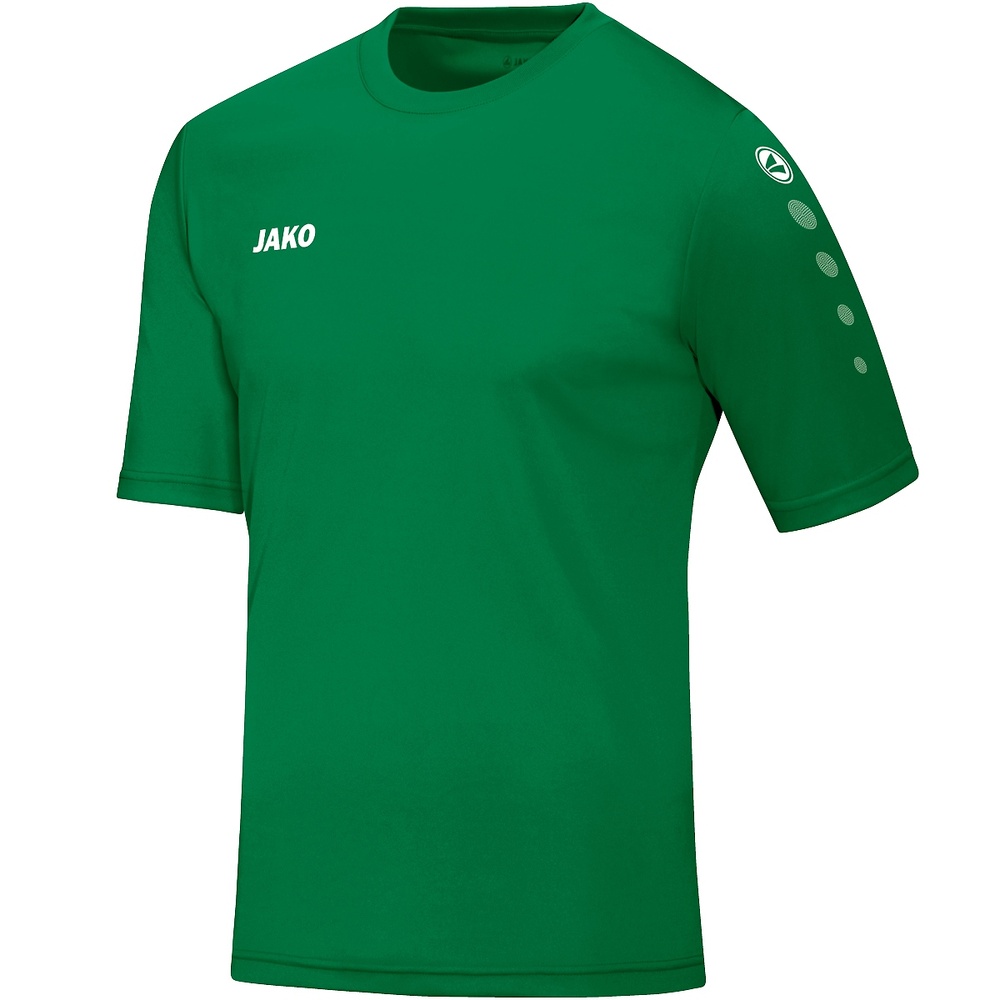 CAMISETA JAKO TEAM MANGA CORTA, VERDE NIÑO. 104 116 128 140 152 164 