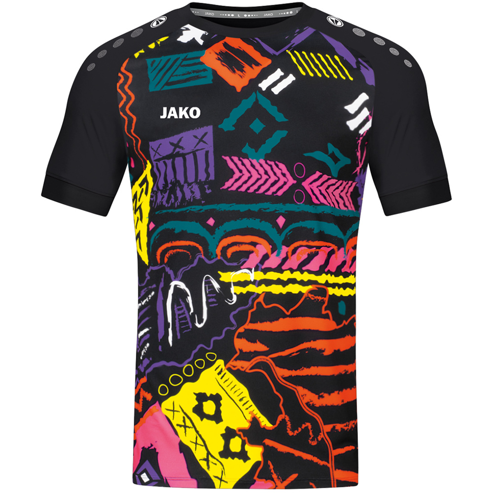 CAMISETA JAKO TROPICANA MANGA CORTA, RETRO NIÑO. 128 140 152 164 