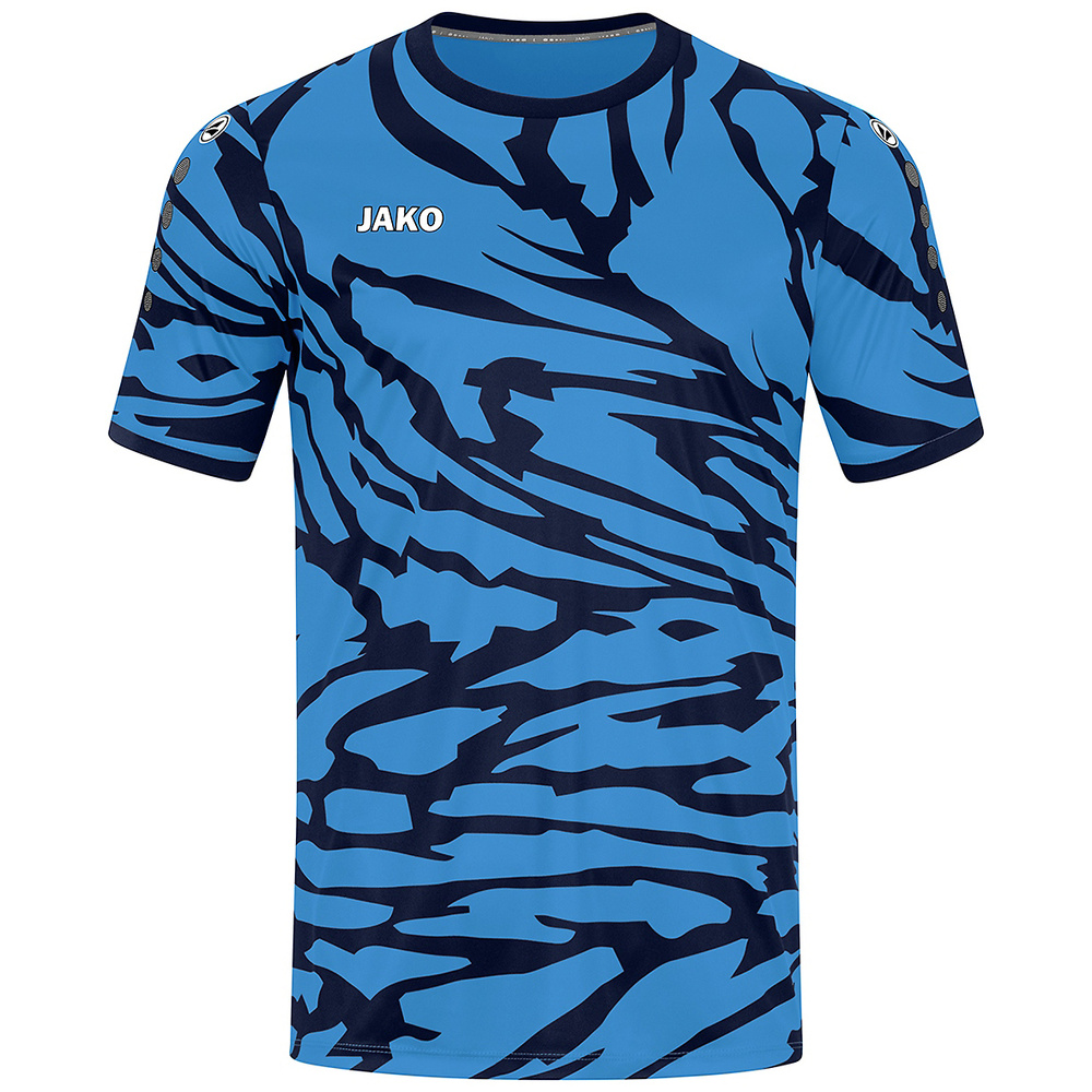 CAMISETA MANGA CORTA JAKO ANIMAL, AZUL JAKO-NEGRA NIÑO. 116 128 140 152 164 