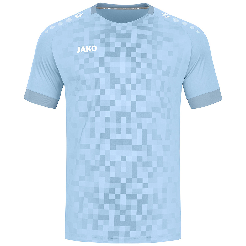 CAMISETA MANGA CORTA JAKO PIXEL, CELESTE UNISEX. S M L XL 2XL 