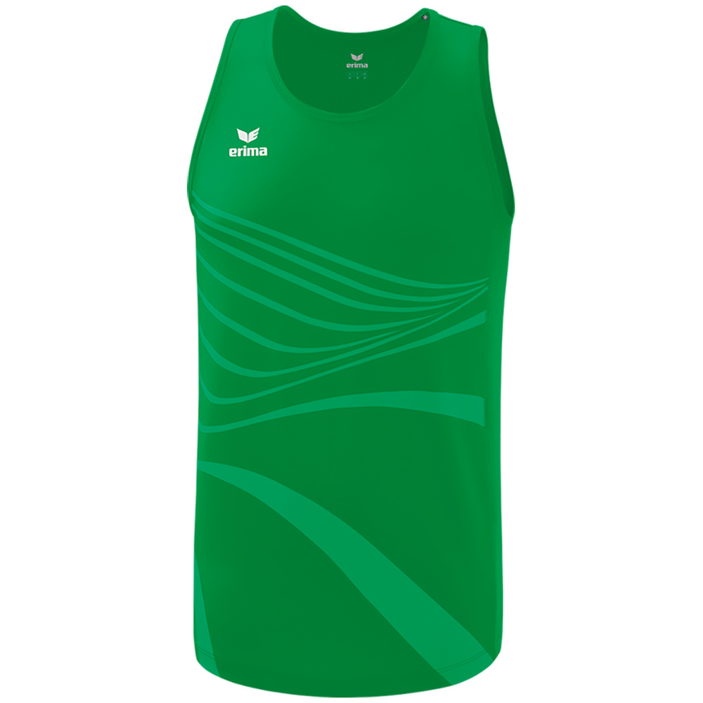 CAMISETA SIN MANGAS ERIMA RACING SINGLET, ESMERALDA NIÑO. 128 140 152 164 