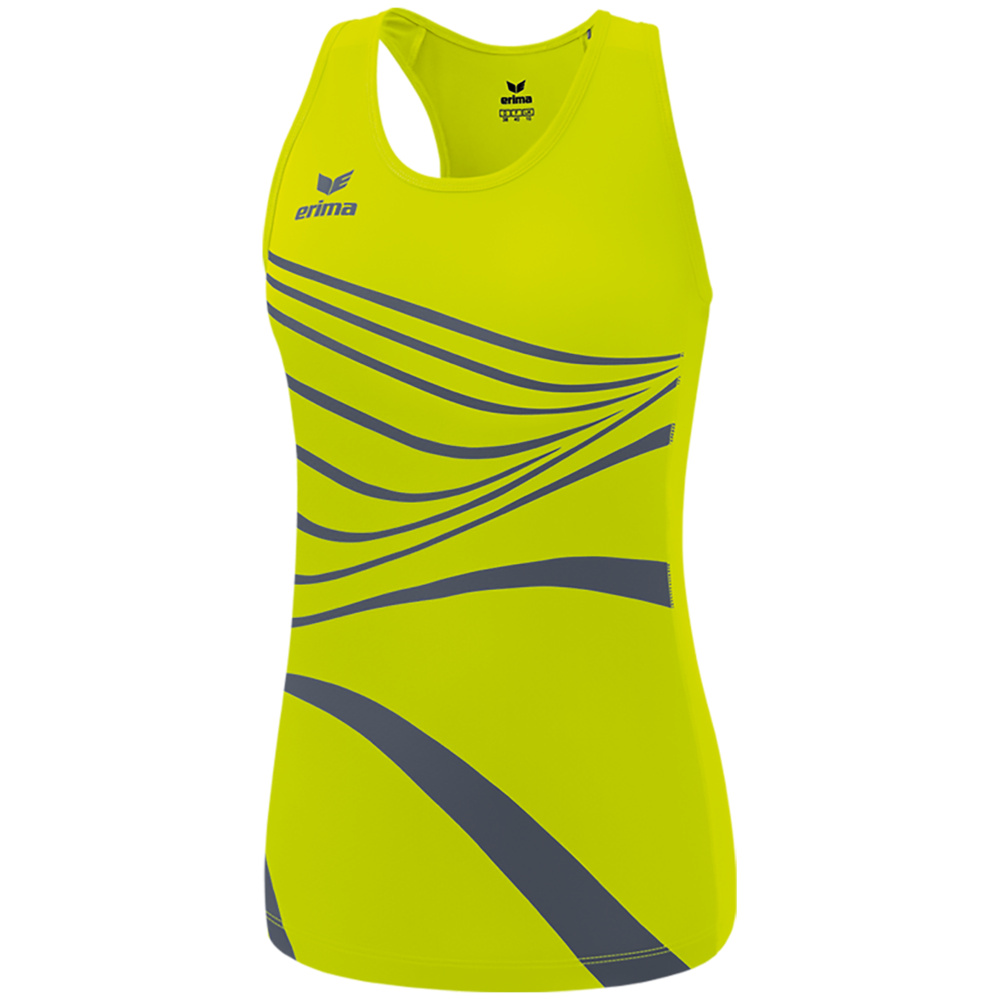 CAMISETA SIN MANGAS ERIMA RACING SINGLET, PRÍMULA MUJER. 34 36 38 40 42 44 