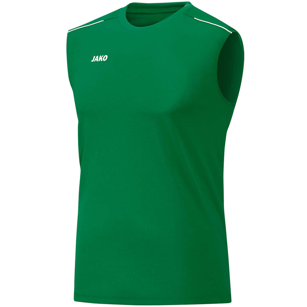 CAMISETA SIN MANGAS JAKO CLASSICO, VERDE HOMBRE. S M L XL 2XL 