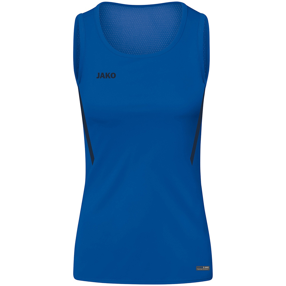 CAMISETA TIRANTES JAKO CHALLENGE, ROYAL-MARINO MUJER. 34 36 38 40 42 44 