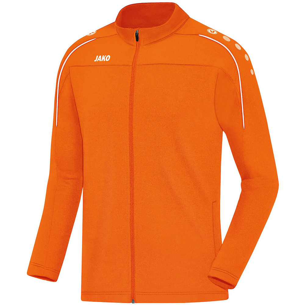 CHAQUETA CHÁNDAL JAKO CLASSICO, NARANJA HOMBRE. S M L XL 2XL 3XL 4XL 