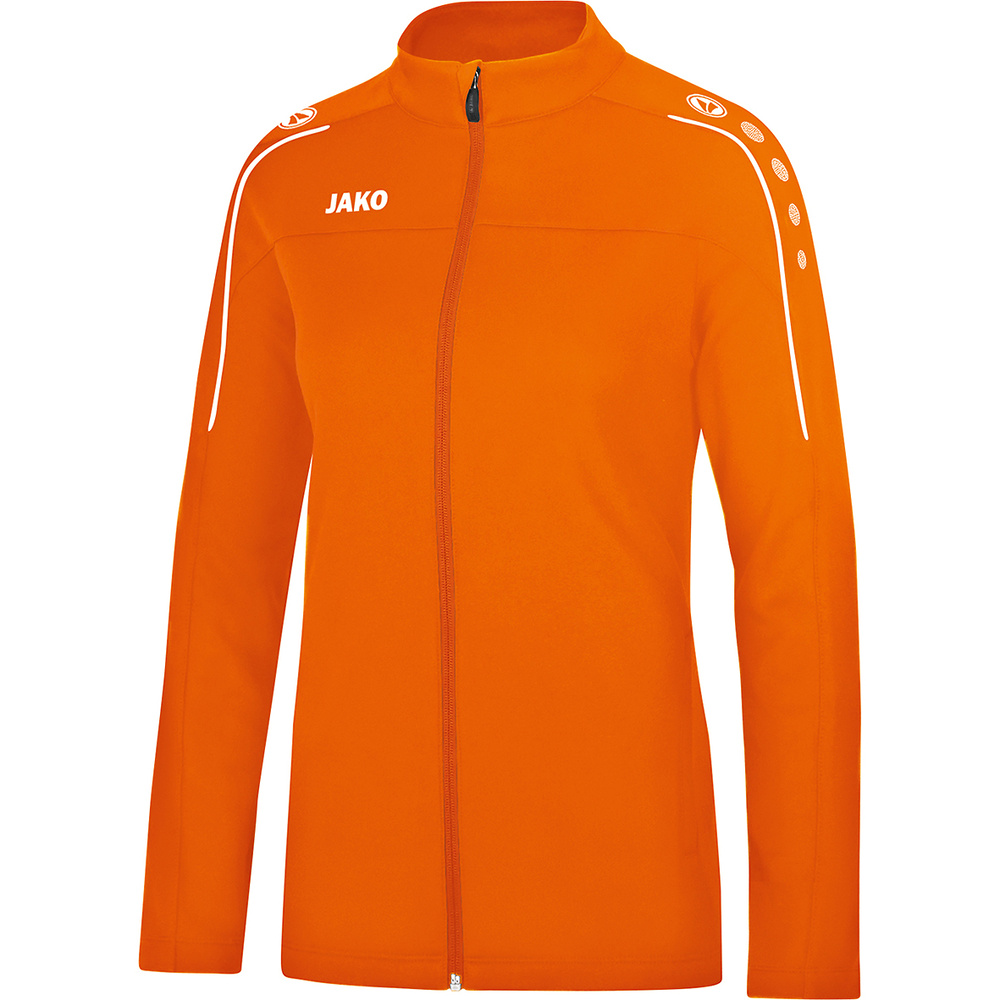 CHAQUETA CHÁNDAL JAKO CLASSICO, NARANJA MUJER. 34 36 38 40 42 44 46 48 