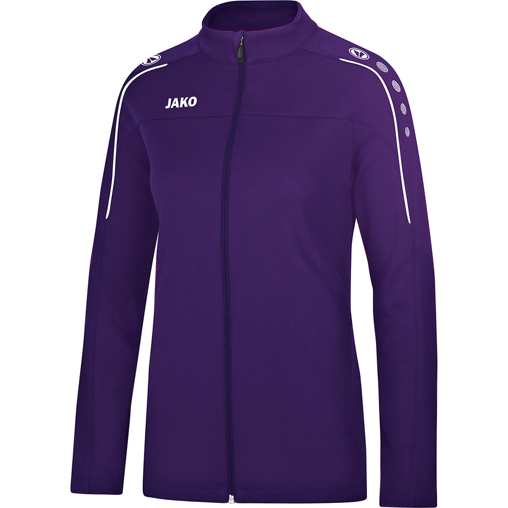 CHAQUETA CHÁNDAL JAKO CLASSICO, PÚRPURA MUJER. 34 36 38 40 42 44 46 48 