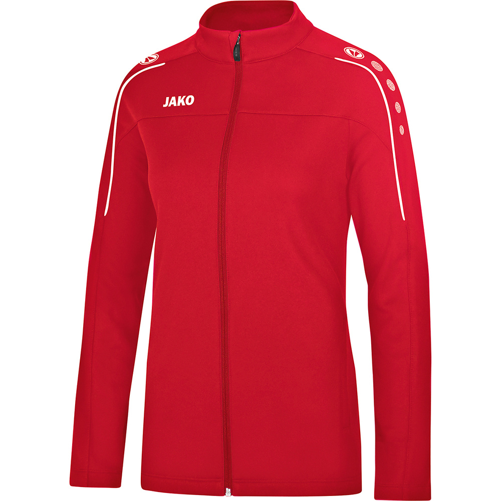 CHAQUETA CHÁNDAL JAKO CLASSICO, ROJA MUJER. 34 36 38 40 42 44 46 48 