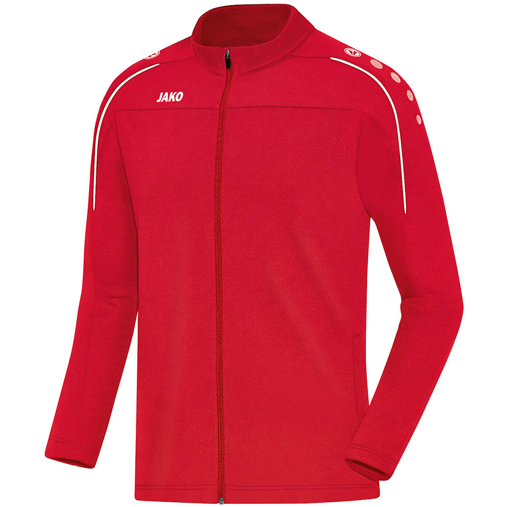 CHAQUETA CHÁNDAL JAKO CLASSICO, ROJA NIÑO. 128 140 152 164 