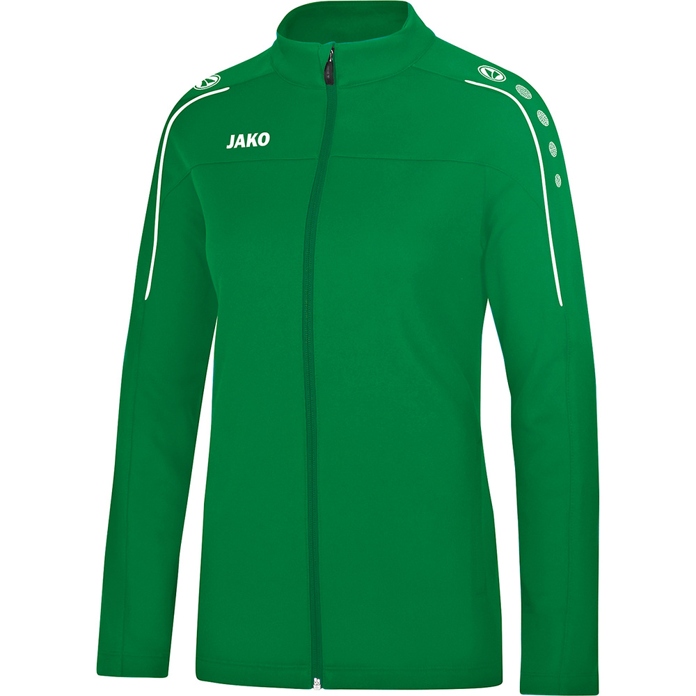 CHAQUETA CHÁNDAL JAKO CLASSICO, VERDE MUJER. 34 36 38 40 42 44 46 48 