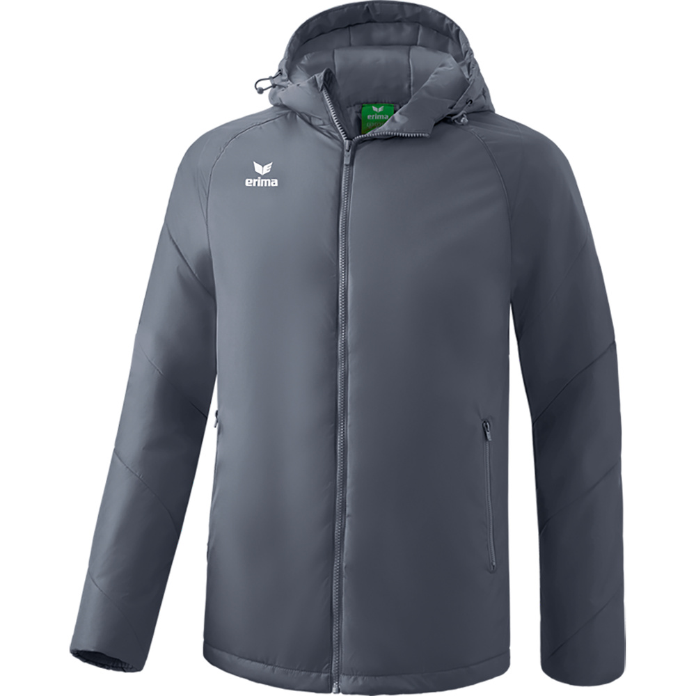 CHAQUETA DE INVIERNO ERIMA TEAM, GRIS HOMBRE. S M L XL 2XL 3XL 4XL 