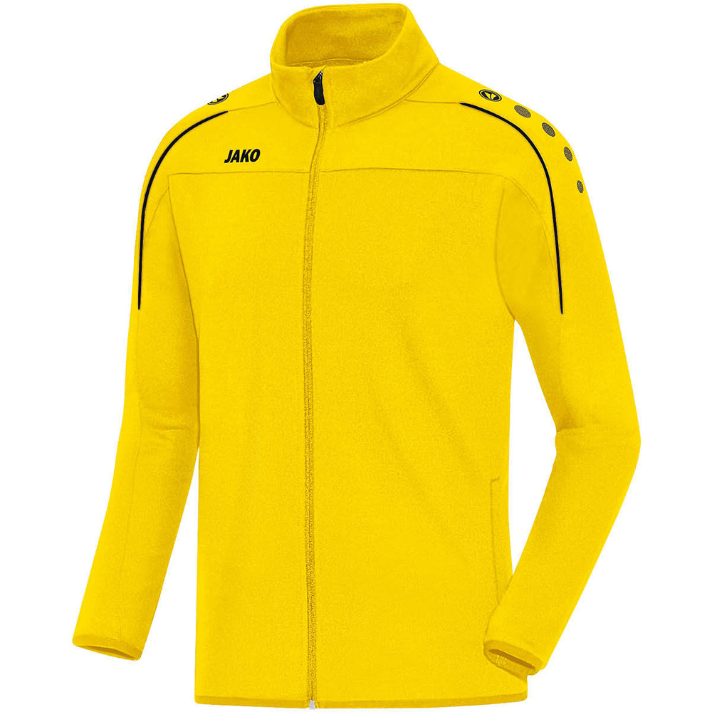 CHAQUETA ENTRENAMIENTO JAKO CLASSICO, AMARILLA HOMBRE. S M L XL 2XL 3XL 