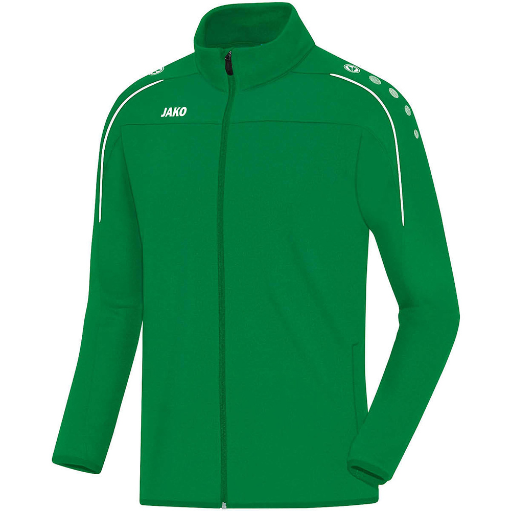 CHAQUETA ENTRENAMIENTO JAKO CLASSICO, VERDE HOMBRE. S M L XL 2XL 3XL 