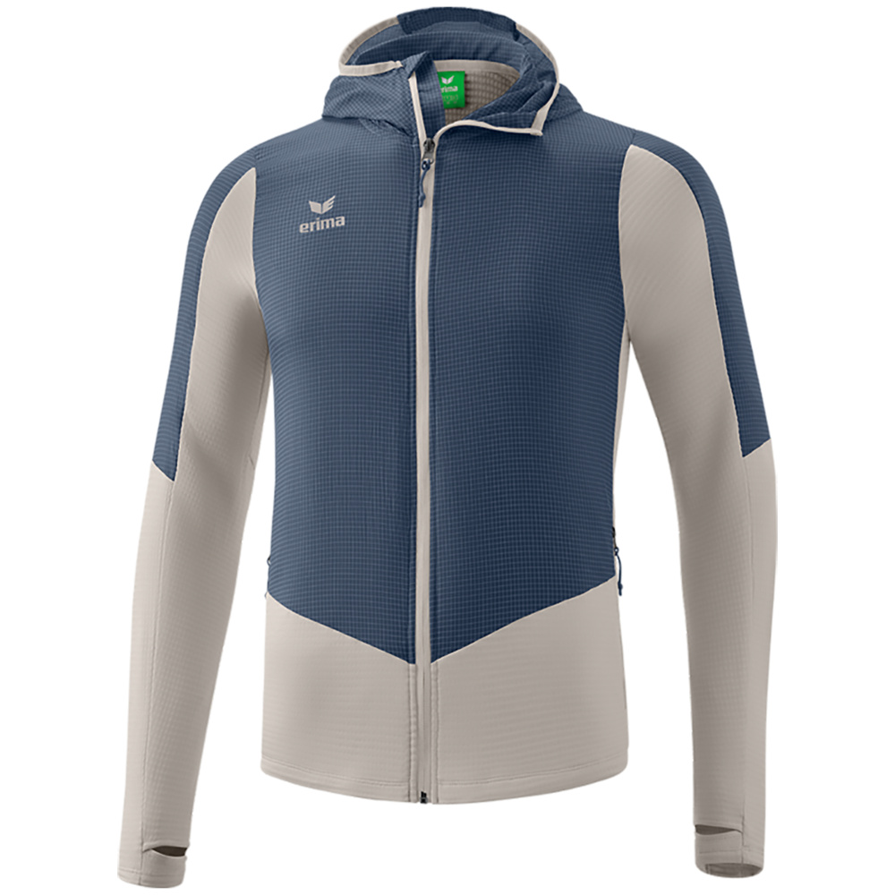 CHAQUETA ERIMA HYBRID LITE, GRIS-DENIM HOMBRE. S M L XL 2XL 3XL 