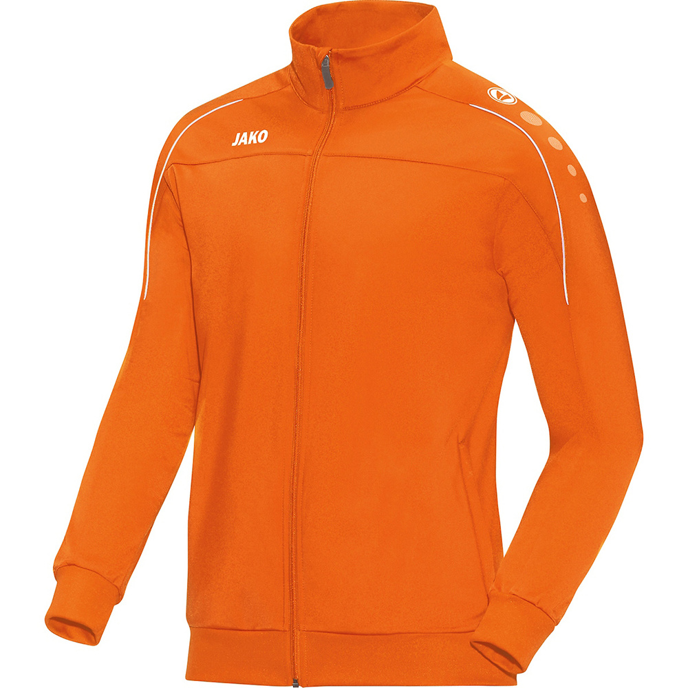 CHAQUETA POLIÉSTER JAKO CLASSICO, NARANJA NIÑO. 104 116 128 140 152 164 