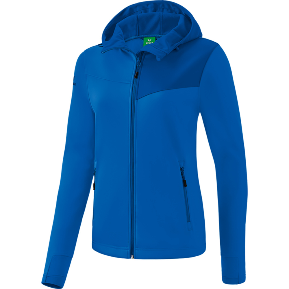 CHAQUETA SOFTSHELL ERIMA PERFORMANCE, ROYAL-AZUL MUJER. 34 36 38 40 42 44 46 48 