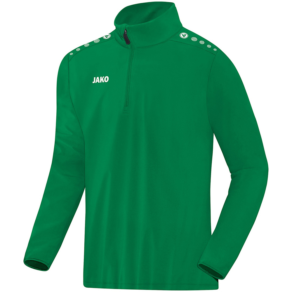 CHUBASQUERO 1/4 CREMALLERA JAKO TEAM, VERDE HOMBRE. S M L XL 2XL 3XL 4XL 