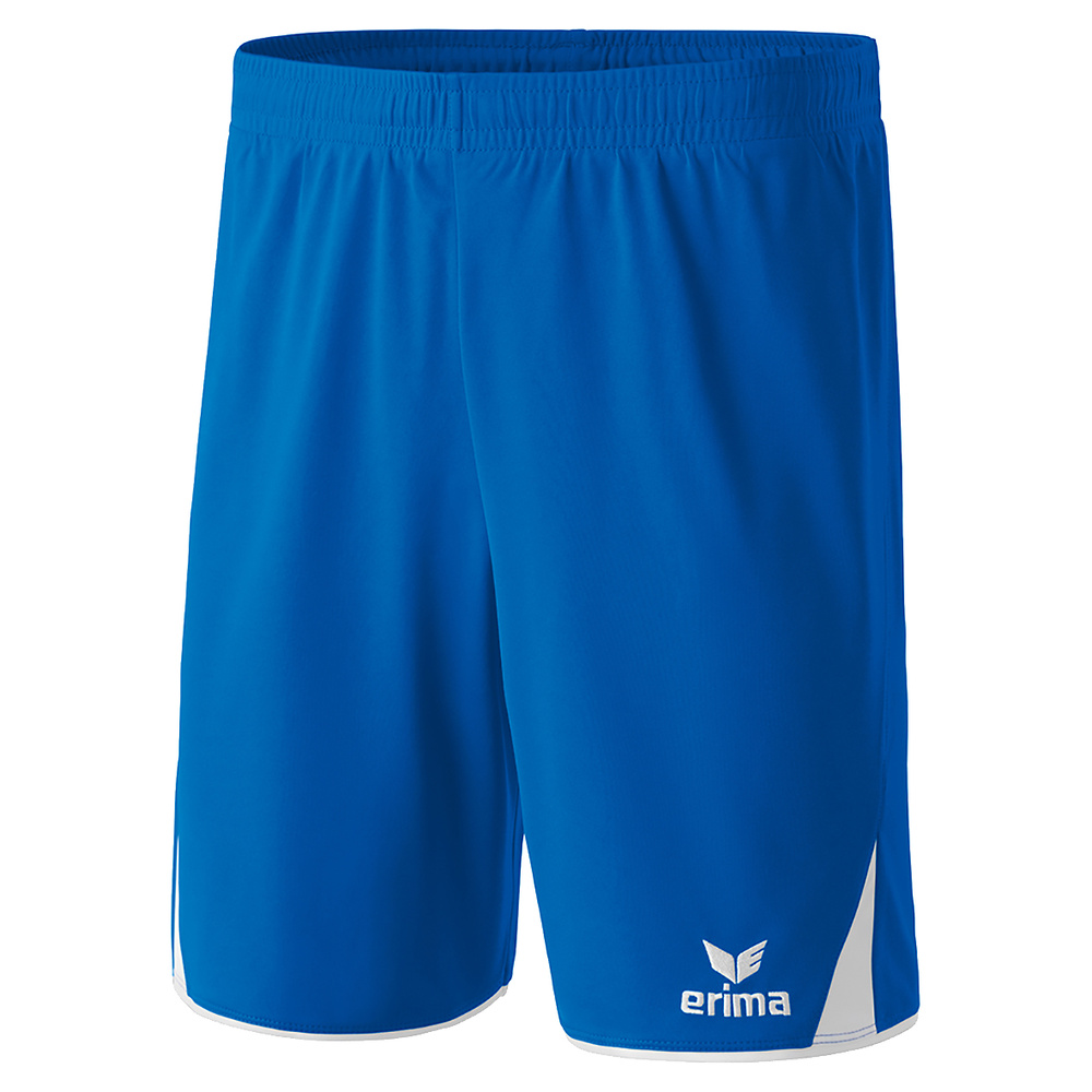 ERIMA CLASSIC 5-C SHORTS, ROYAL-BLANCO HOMBRE. S M L XL 2XL 