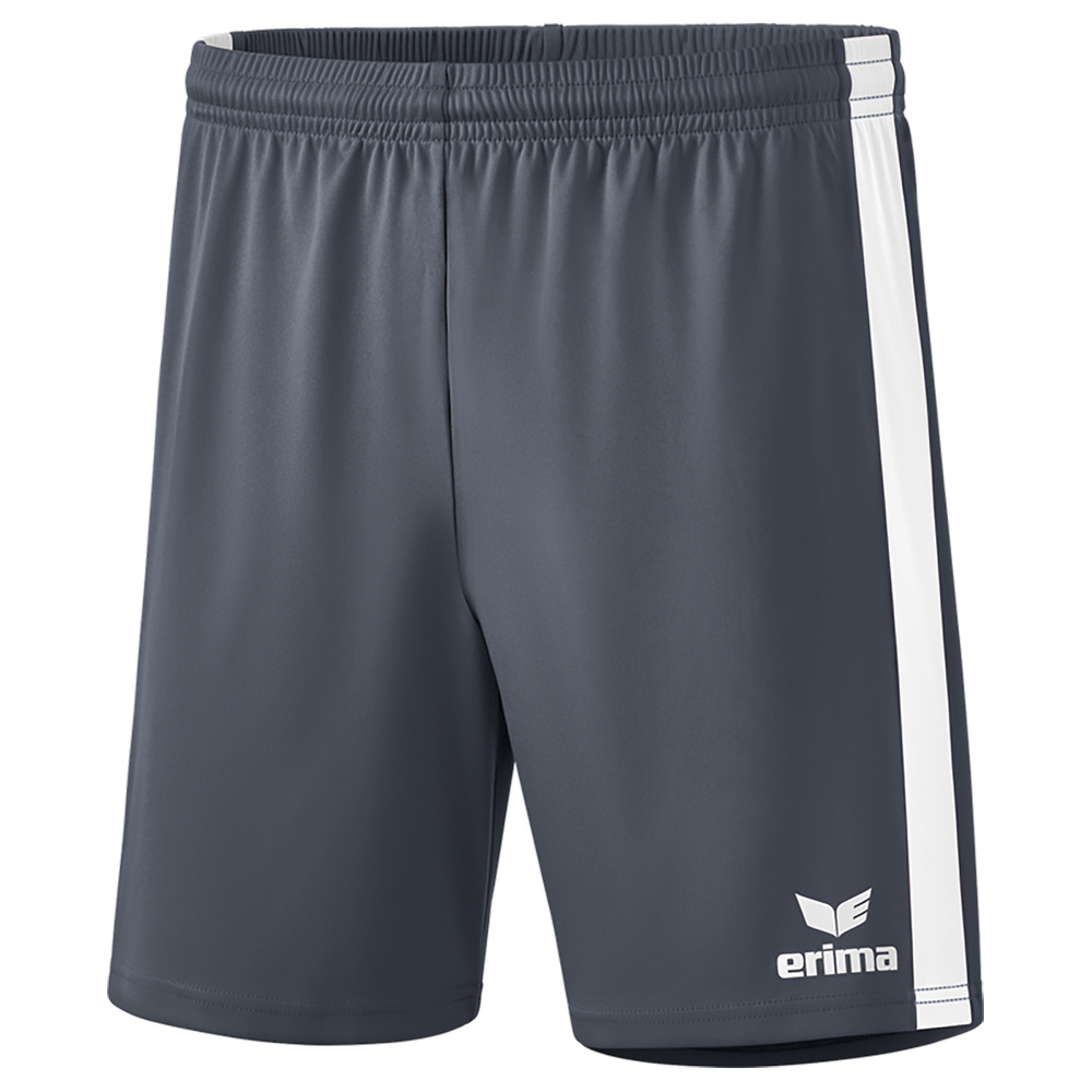 ERIMA RETRO STAR SHORTS, GRIS PIZARRA-BLANCO HOMBRE. S M L XL 2XL 