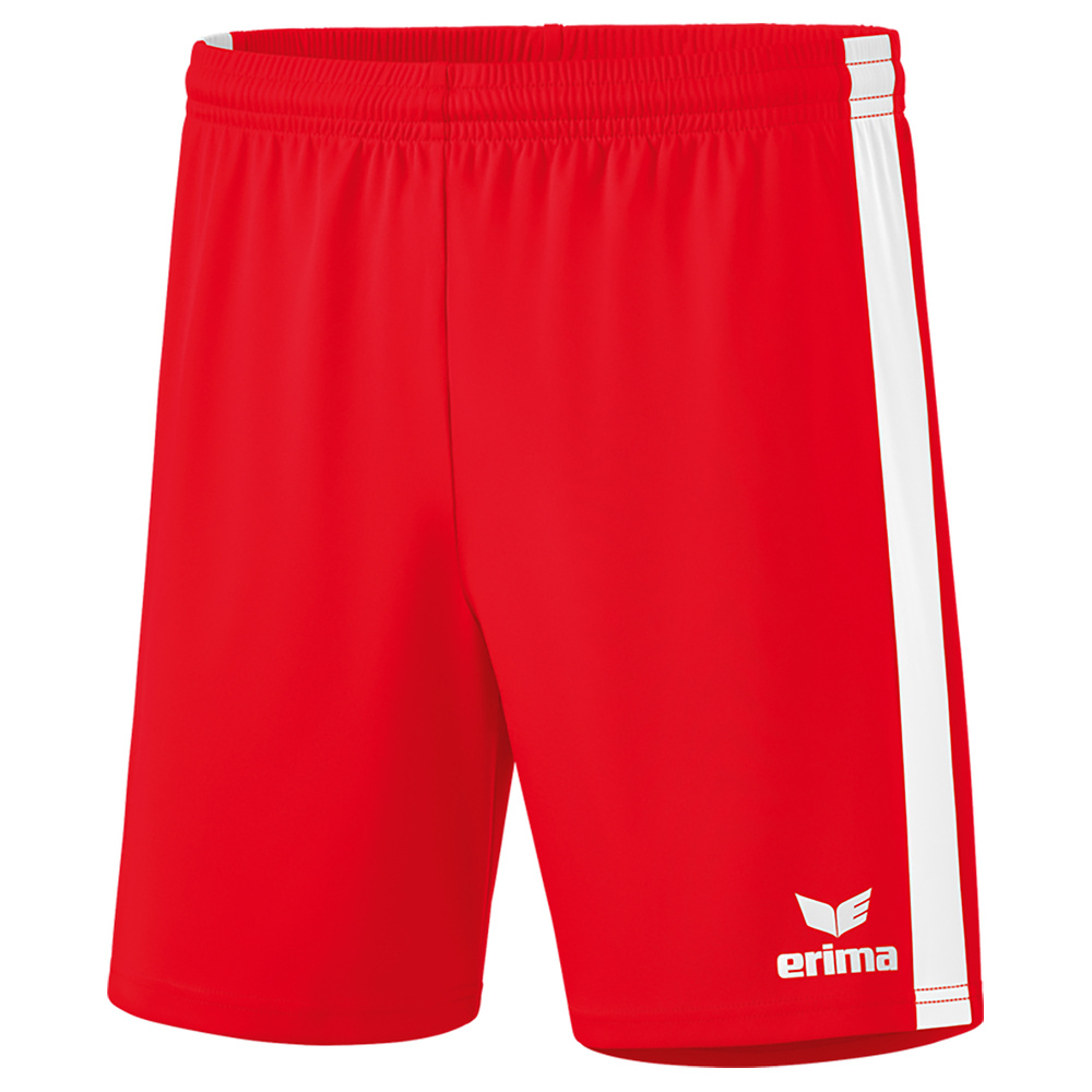 ERIMA RETRO STAR SHORTS, ROJO-BLANCO HOMBRE. S M L XL 2XL 