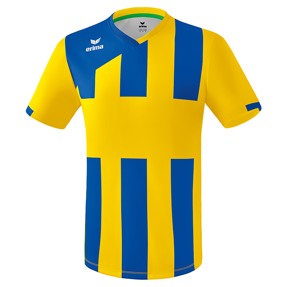 ERIMA SIENA 3.0 CAMISETA MANGA CORTA, AMARILLA-ROYAL NIÑO. 128 140 152 164 