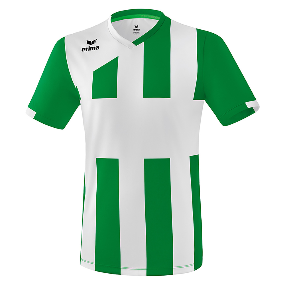 ERIMA SIENA 3.0 CAMISETA MANGA CORTA, ESMERALDA-BLANCA NIÑO. 128 140 152 164 