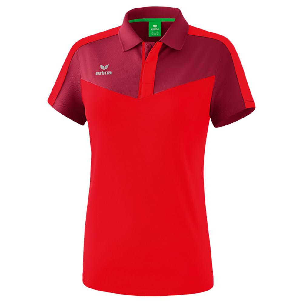 ERIMA SQUAD POLO, BURDEOS-ROJO MUJER. 34 36 38 40 42 44 