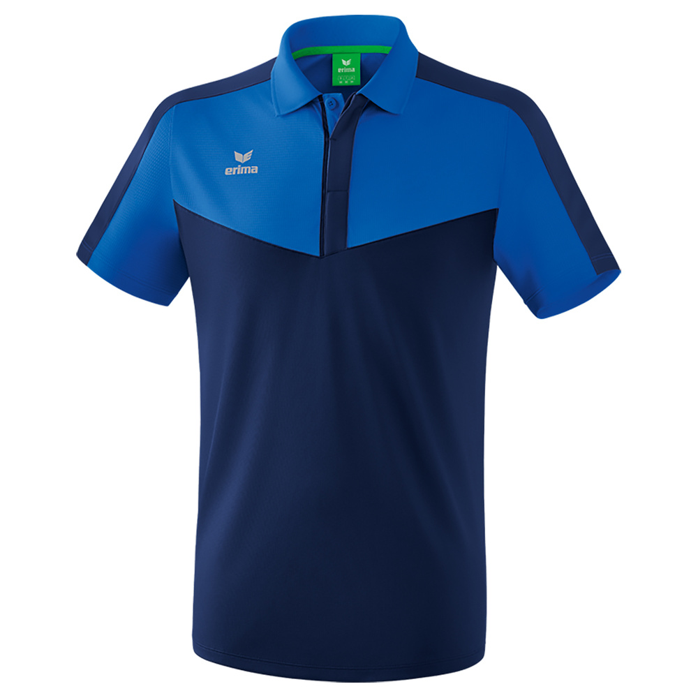 ERIMA SQUAD POLO, ROYAL-MARINO HOMBRE. S M L XL 2XL 3XL 