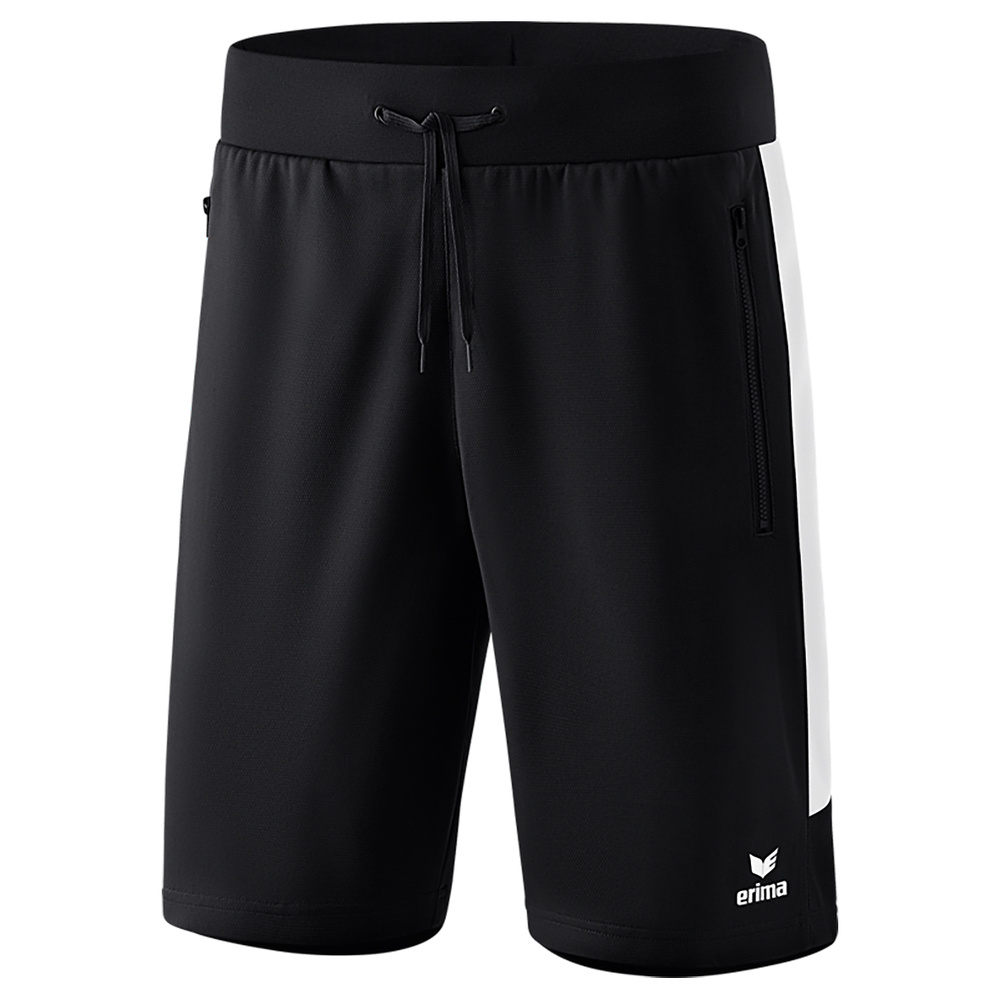 ERIMA SQUAD WORKER SHORTS, NEGRO-BLANCO HOMBRE. S M L XL 2XL 3XL 