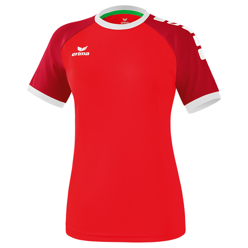 ERIMA ZENARI 3.0 CAMISETA WOMENGA CORTA, ROJA-RUBÍ-BLANCA MUJER. 34 36 38 40 42 44 46 48 